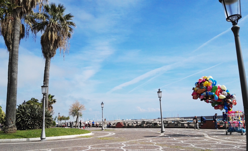 Salerno Lungomare Sea side promenade